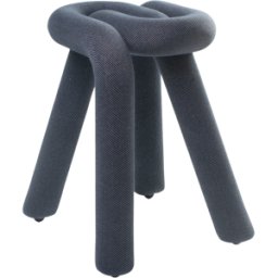 Tabouret bleu scintillant 46,5cm Bold - Moustache