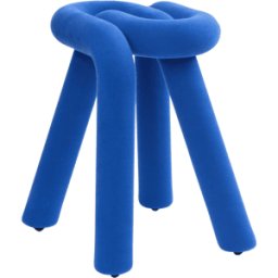 Tabouret bleu Bold - Moustache