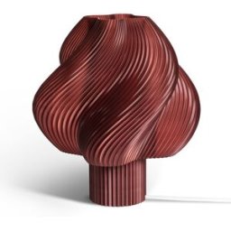 Lampe de table rouge cerise 34 cm Soft serve grande - Crème Atelier