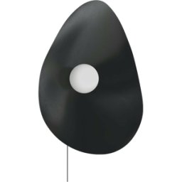Applique murale en aluminium noir 60cm Fuji - NORR11