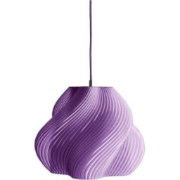Suspension lavender sorbet et chrome 25 cm Soft serve 02 - Crème atelier