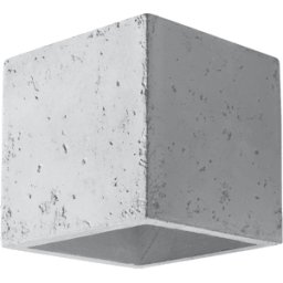 Applique en béton gris Quad - Sollux