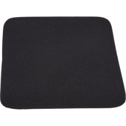 Coussin de siège pour tabouret anthracite bouclé 27,5x32x2,5cm Curva - AYTM