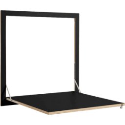 Table pliantes noire 80 x 80 cm Fläpps Kitchen - Ambivalenz