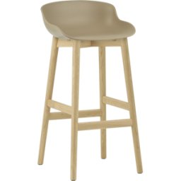 Tabouret de bar en chêne laqué et pp sable 75 cm Hyg - Normann Copenhagen