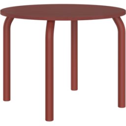 Table de salle à manger ronde en frêne rouge auburn 100cm Meko - noo.ma