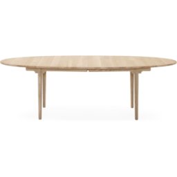 Table à manger ovale extensible en chêne savonné 115x240cm CH339 - Carl Hansen & Søn