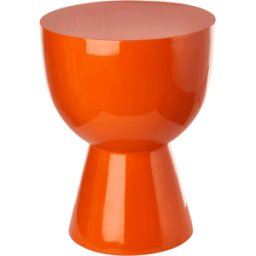 Tabouret orange laqué Tip Tap - Pols Potten