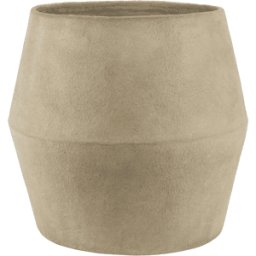 Jardinière en papier mâché beige 57 cm Earth - Serax