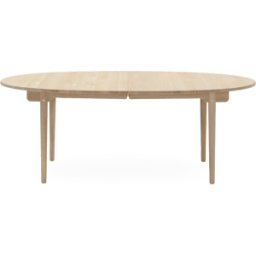 Table à manger ovale extensible en chêne savonné 115x200cm CH338 - Carl Hansen & Søn