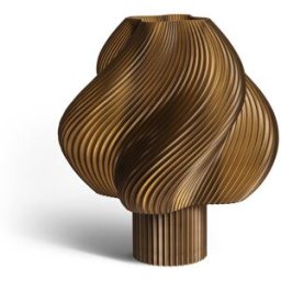 Lampe portable marron caramel 23 cm Soft serve - Crème Atelier