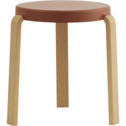 Tabouret en chêne marron TAP Caramel - Normann Copenhagen