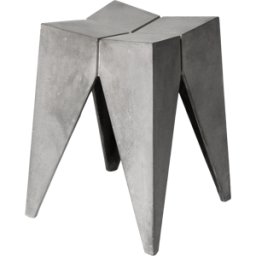 Tabouret contemporain en béton 35 x 35 x 45 Bridge - Lyon Béton