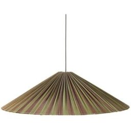 Suspension en bambou vert et marron Plisse - HKLiving