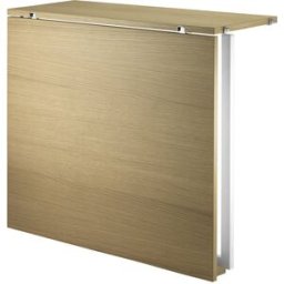 Table pliante en chêne et pieds blancs en acier pour système String - String furniture