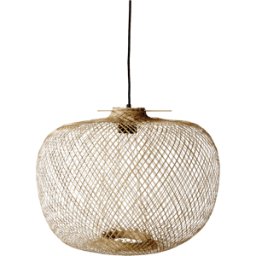 Suspension en bambou beige M Nature Rodi - Bloomingville