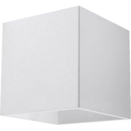 Applique en aluminium blanc Quad - Sollux