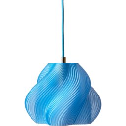 Suspension blueberry sorbet et chrome 20 cm Soft serve 01 - Crème atelier