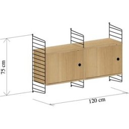 Etagère configurée byo-686146 120x75cm - String Furniture