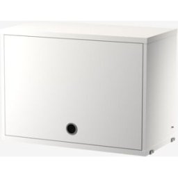 Caisson à porte battante en mdf blanc 58x42cm - String furniture