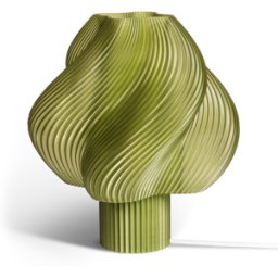 Lampe de table vert olive 34 cm Soft serve grande - Crème Atelier