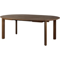 Table extensible en chêne foncé 132/202 x 74 cm Comfort Circle - UMAGE