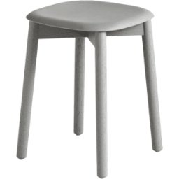 Tabouret en bois de chêne gris Soft Edge 72 - HAY