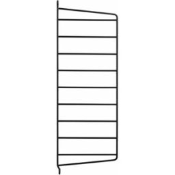 2 Montants noirs muraux 50x20 cm - String furniture