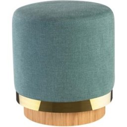 Tabouret en coton bleu indien Stool - RED Edition