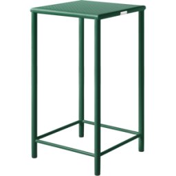 Tabouret de bar carré en acier tressé vert mousse 75cm T37 - Tolix