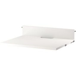Étagère média en mdf laqué blanc 58x47 cm - String furniture
