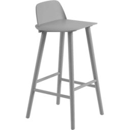 Tabouret de bar 75 cm gris Nerd - Muuto