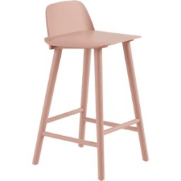 Tabouret de bar 65 cm rose Nerd - Muuto