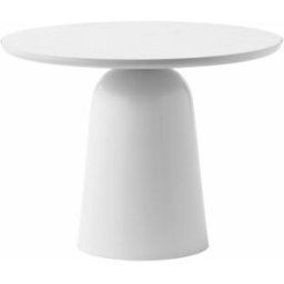 Table basse en acier warm grey Turn table Warm Grey - Normann Copenhagen