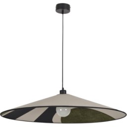 Suspension en tissu seventies bouleau 80 cm Sonia Laudet - Market Set