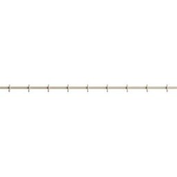 Porte-manteaux mural en aluminium beige 123x5,2x4,7cm Relief - String furniture
