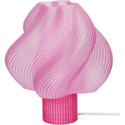 Lampe de table rose sorbet 34 cm Soft serve lamp - Crème Atelier