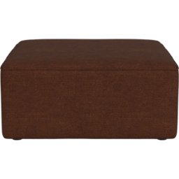 Pouf modulable en tissus bouclé bordeaux Eave 86 - Audo