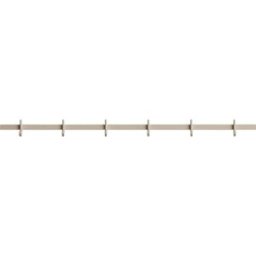 Porte-manteaux mural en aluminium beige 82x5,2x4,7cm Relief - String furniture