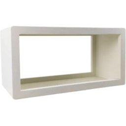 Etagère modulable enduit à la chaux blanc cassé 90x45cm Verona - Pomax