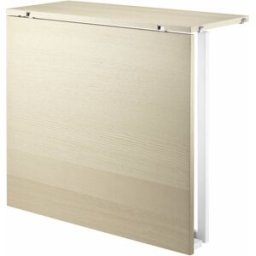 Table pliante en frêne et pieds blancs en acier - String furniture