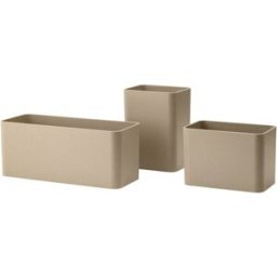 Set de 3 organisateurs beige 9x8x7cm Works - String furniture