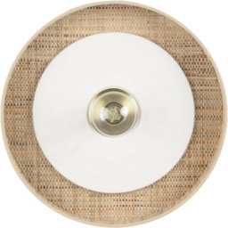 Applique cylindrique blanche 40 cm Portinatx - Market set