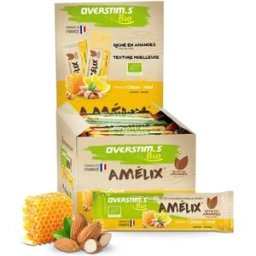 Overstims Boîte De Barres énergétiques Amelix Bio Honey Citron 25g 30 Unités
