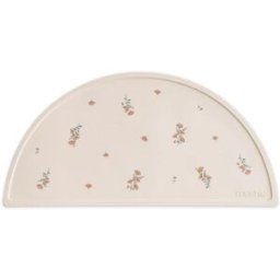 Mushie Set de table en silicone Pink Flowers