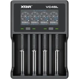 Xtar Chargeur De Batterie Vc4sl Li-ion/ni-mh/ni-cd 18650 Black One Size