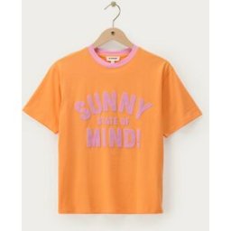 T-shirt pêche 'Sunny state of mind' My Jewellery Pêche XS femme