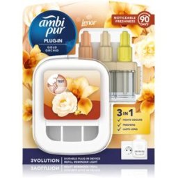 AmbiPur 3volution Gold Orchid diffuseur électrique de parfum d'ambiance avec recharge 20 ml