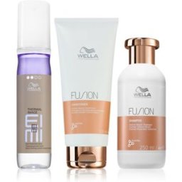 Wella Professionals Fusion conditionnement avantageux pour cheveux colorés et abîmés