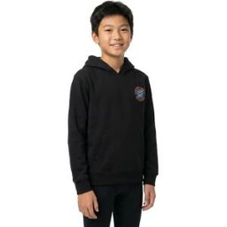 Santa Cruz Sweat à Capuche Speed Mfg Dot Black 8-10 Années Garçon,Fille